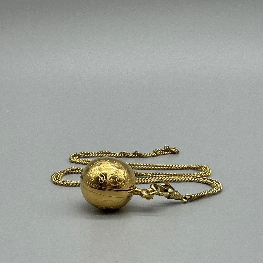 Vintage Bucherer Womens Watch 20mm Ball Pendant NOT RUNNING FOR PARTS